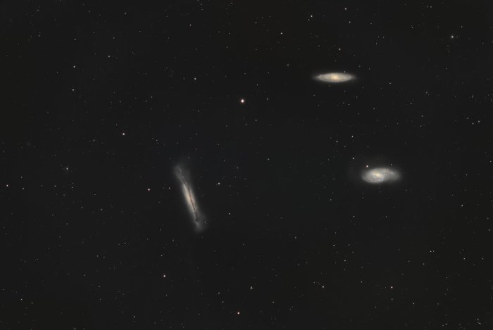 Leo Triplet (M65, M66, NGC 3628)