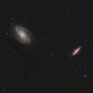 M081 Bodes Galaxy and M082 Cigar Galaxy