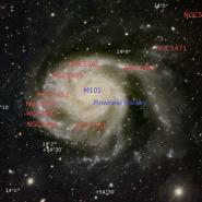 M101 Unfiltered - annotated