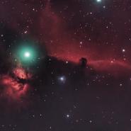 Horsehead Nebula (Barnard 33) and the Flame Nebula (NGC 2024) - S30