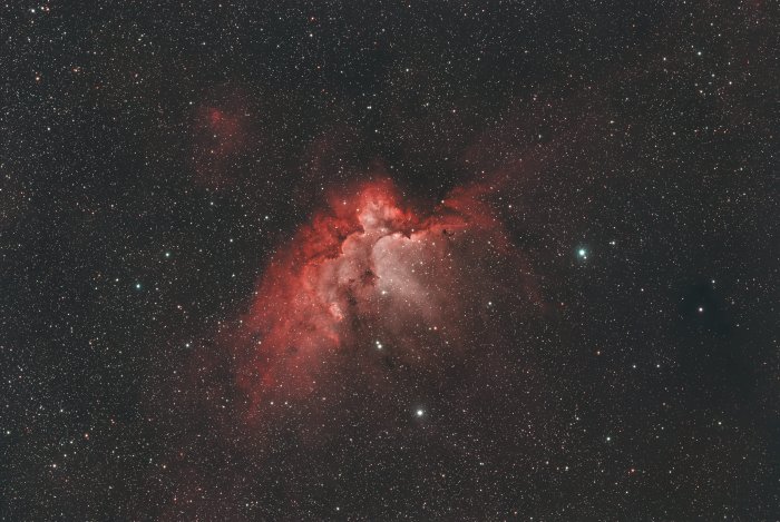 NGC7380-5NGC7380 The Wizard nebula  from 32 x 10 min subs