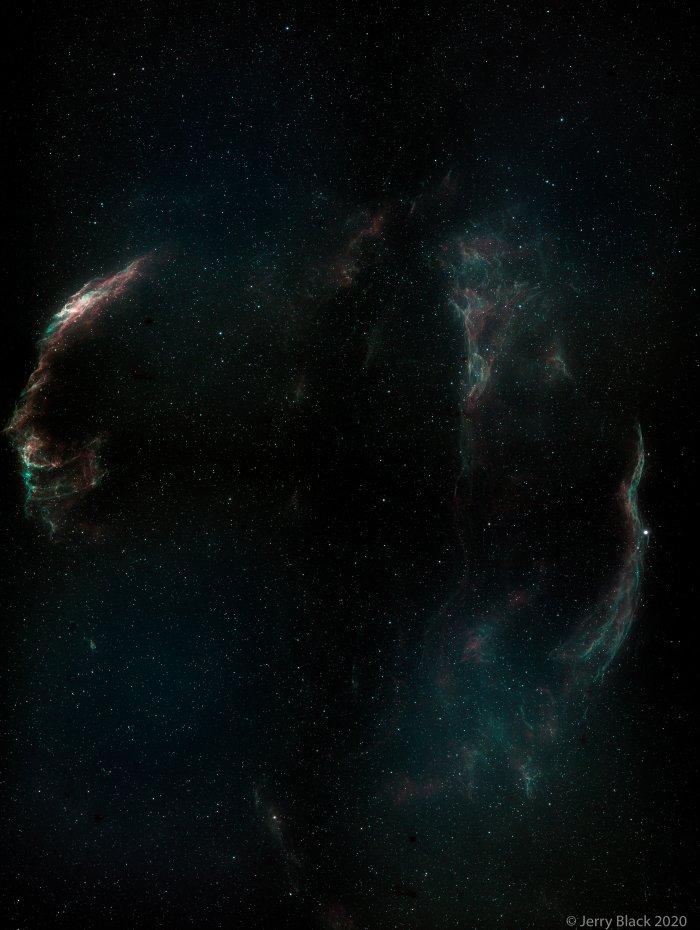 Veil Nebula Panorama Aug. 5, 2020