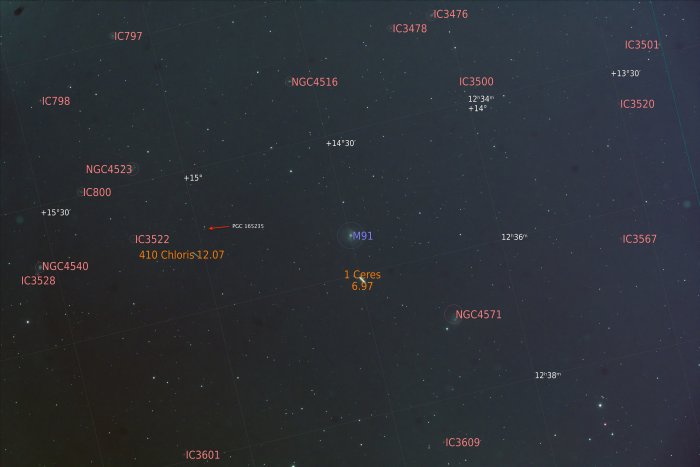 Ceres Asteroid Annotated